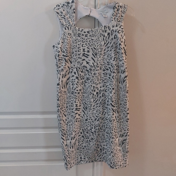 CARMEN Carmen Marc Volvo Black and  White Dress Size Large - Picture 12 of 12